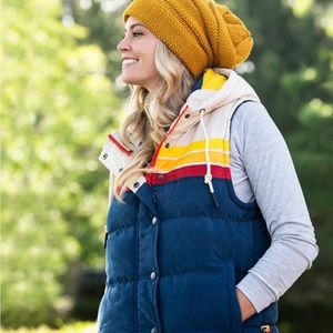 Yo Colorado Unisex Epic Fader Puffer Vest Hoody Like New Size Medium